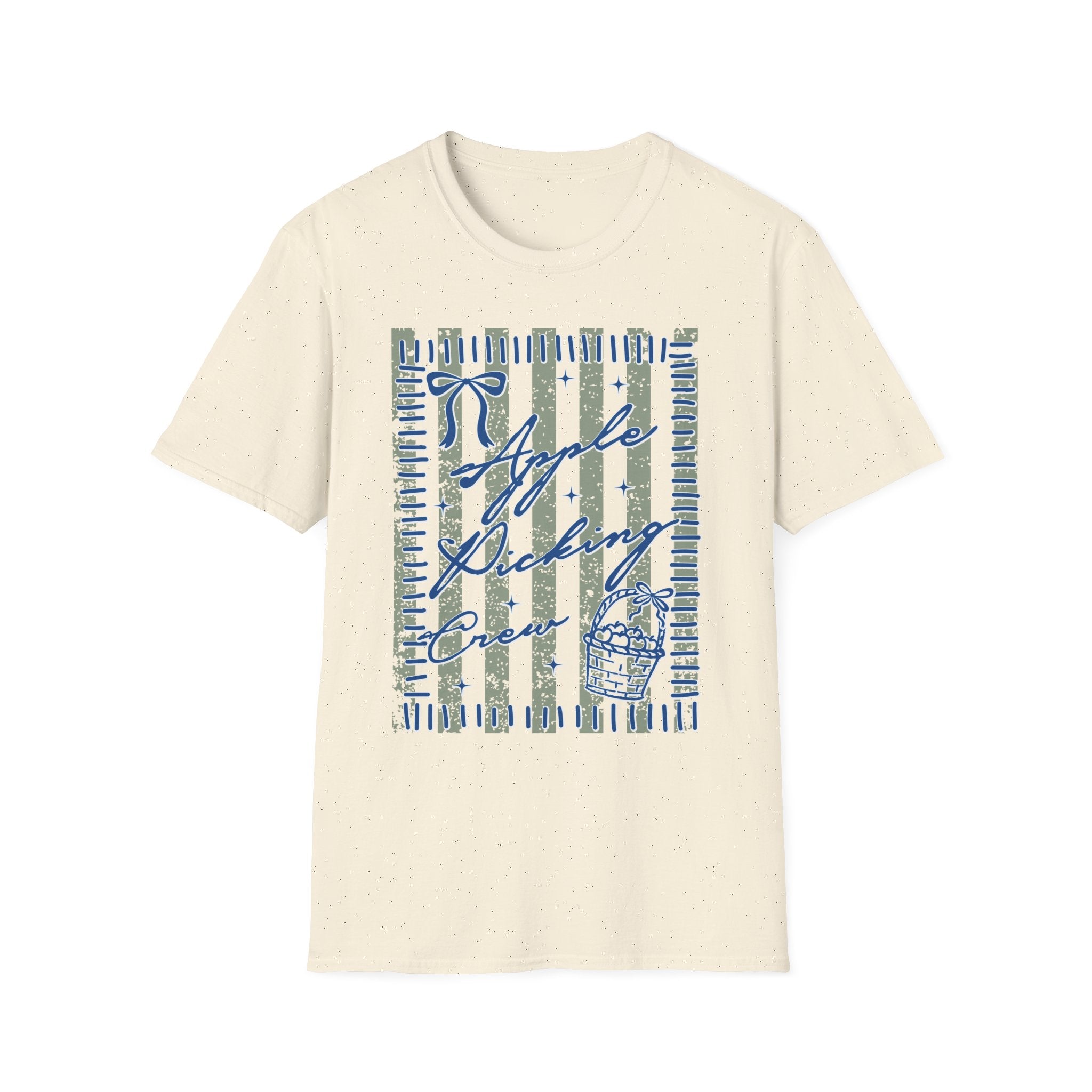 Apple Picking Club Striped Graphic Tee