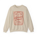 Harvest Season Striped Crewneck Sweatshirt