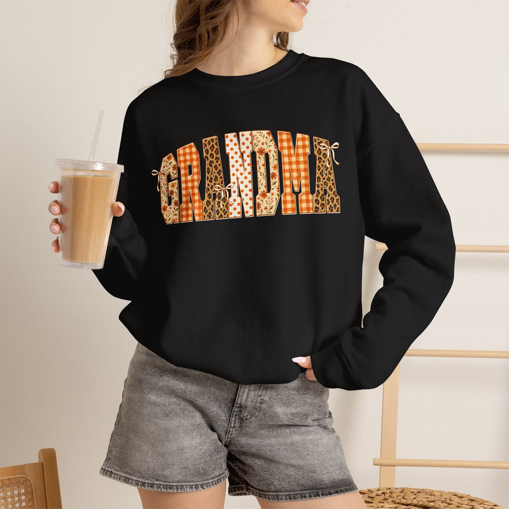 Grandma Patchwork Crewneck Sweatshirt