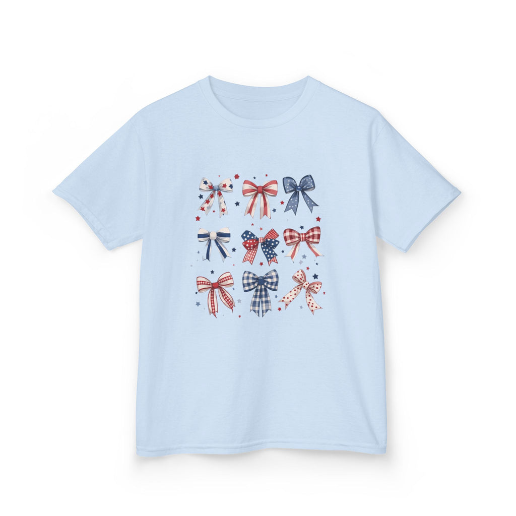 Kids Patriotic Bow Tee