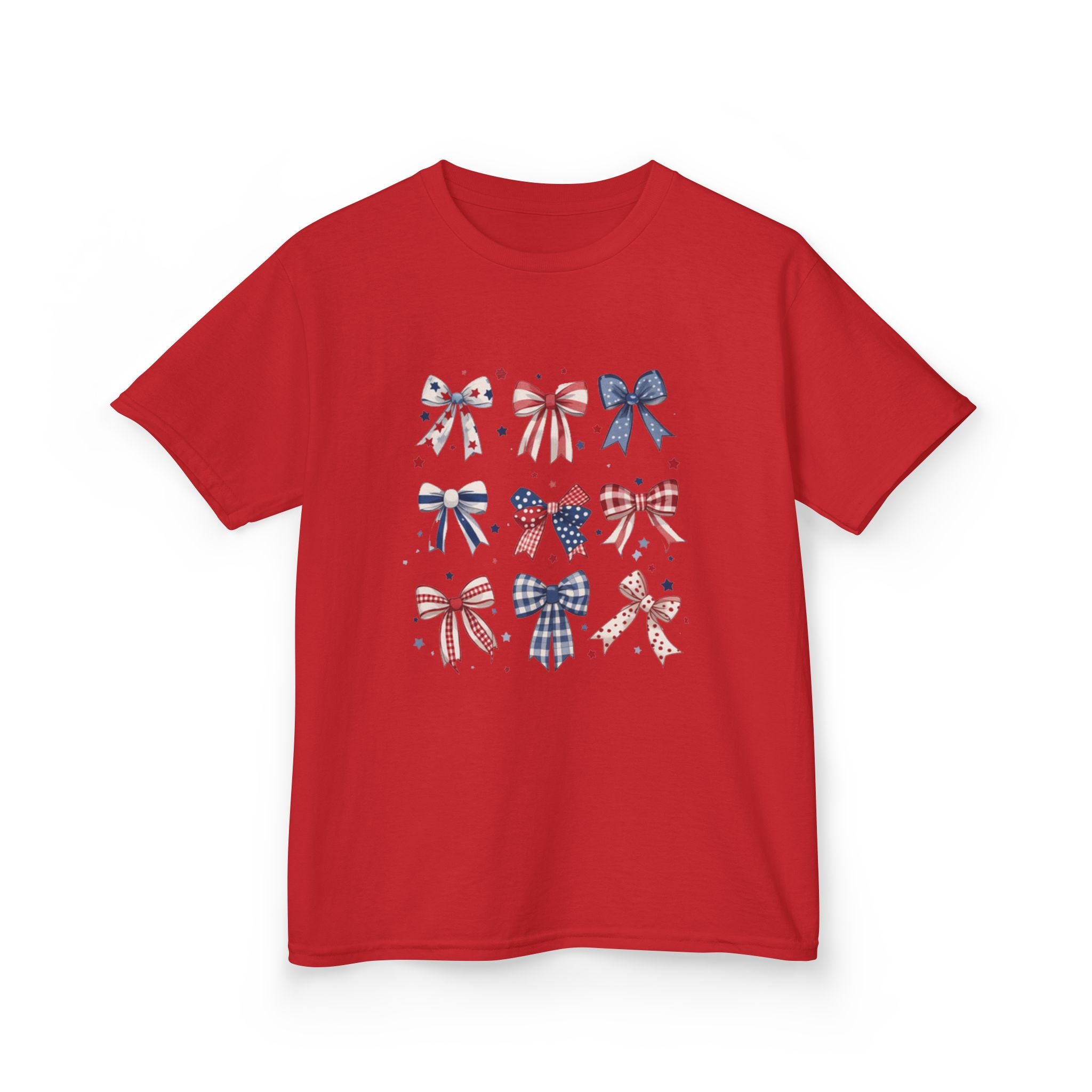 Kids Patriotic Bow Tee