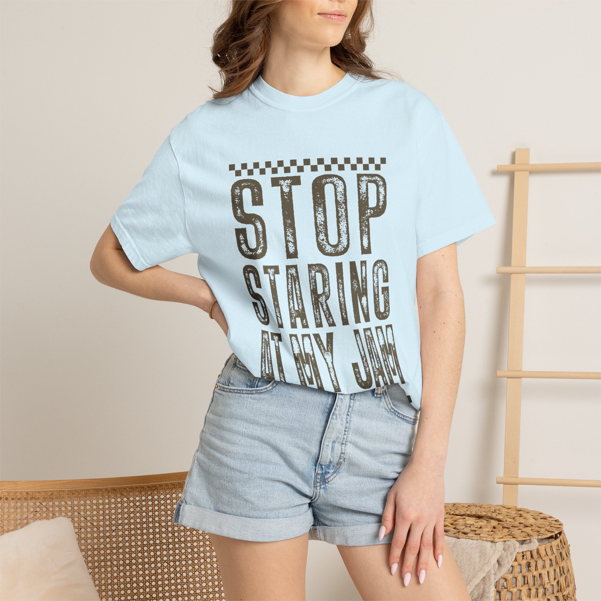 Stop Staring At My Jam Funny T-Shirt