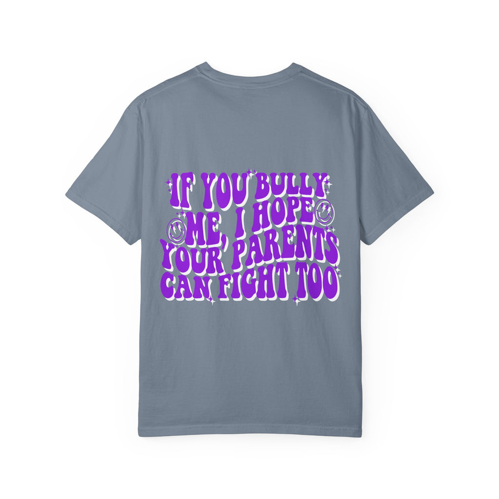 "If You Bully Me..." Drippy Smile Graphic Tee