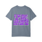"If You Bully Me..." Drippy Smile Graphic Tee