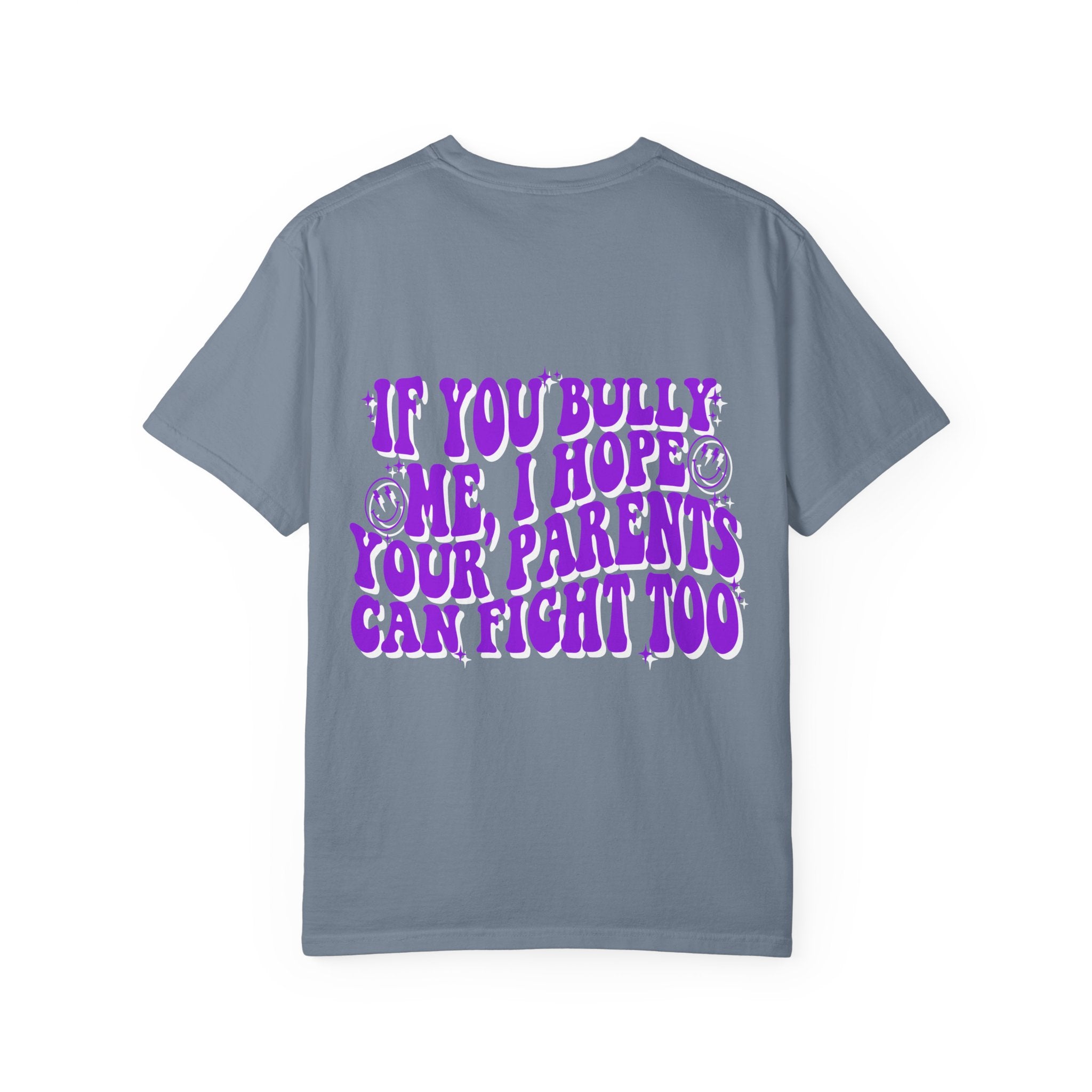 "If You Bully Me..." Drippy Smile Graphic Tee