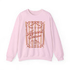 Harvest Season Striped Crewneck Sweatshirt