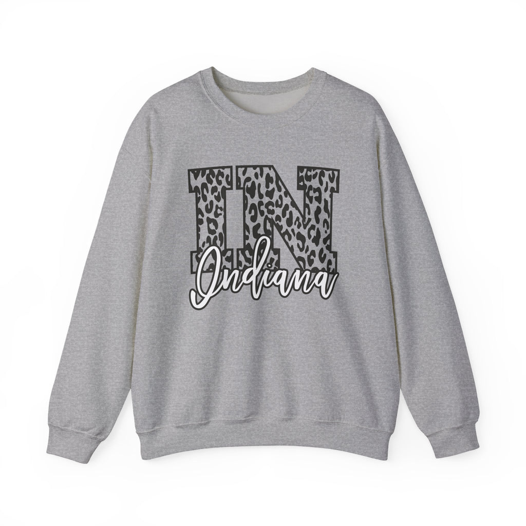Indiana Leopard Print IN Crewneck