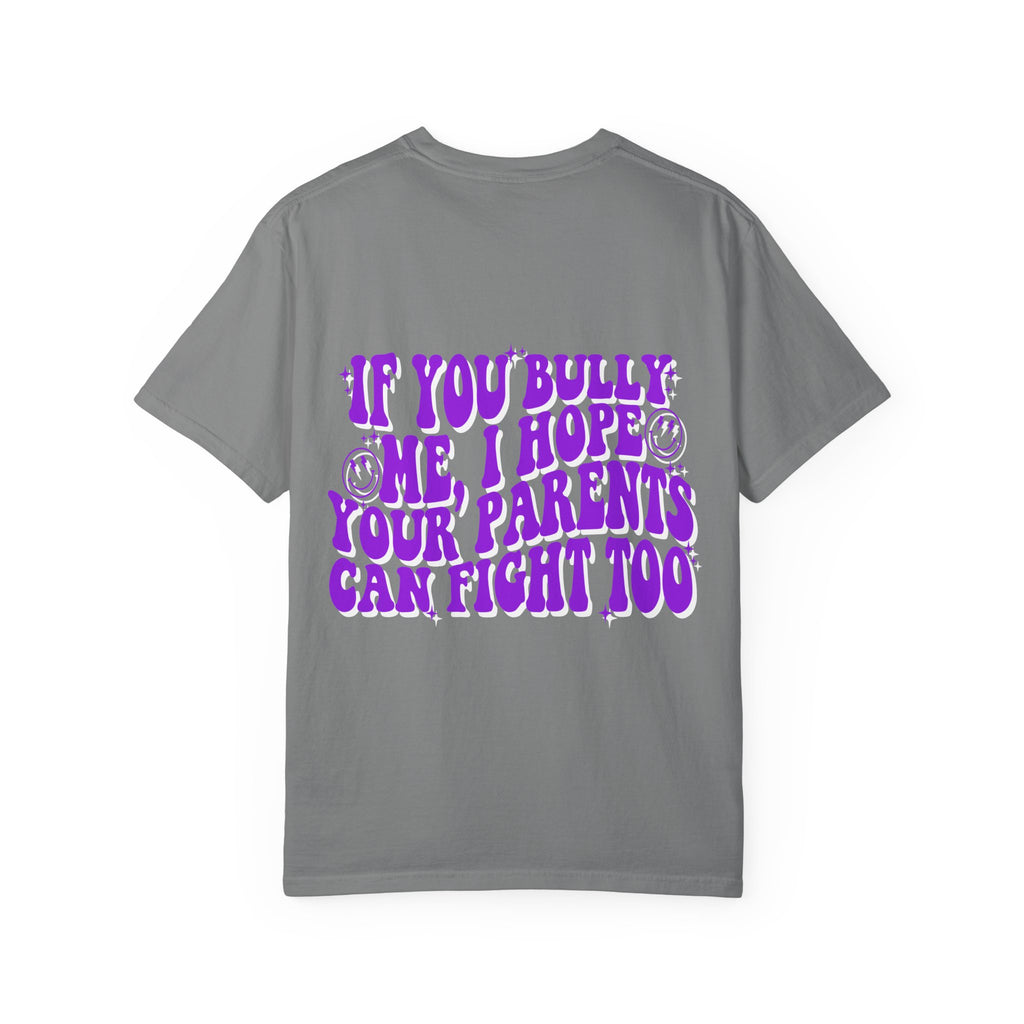 "If You Bully Me..." Drippy Smile Graphic Tee