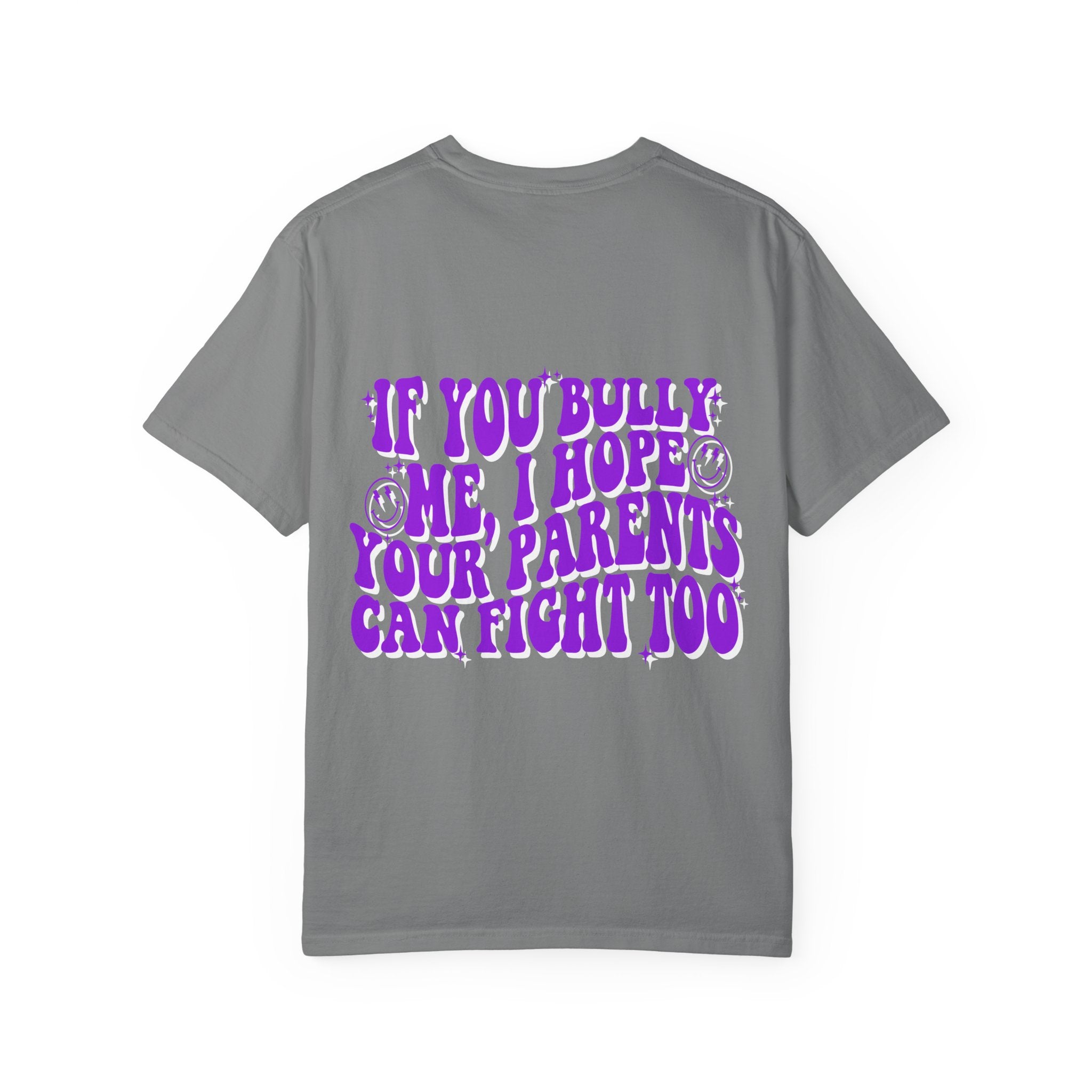 "If You Bully Me..." Drippy Smile Graphic Tee