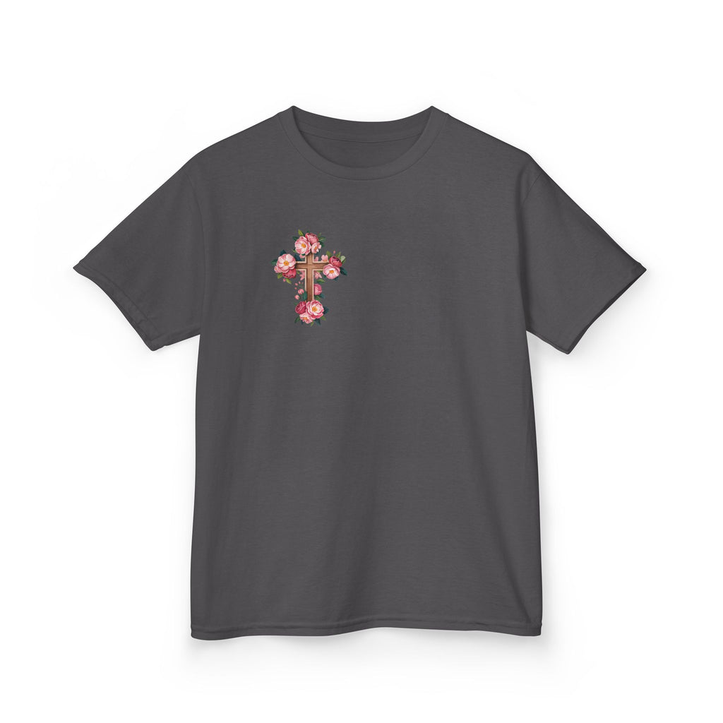 Kids Floral Cross Tee