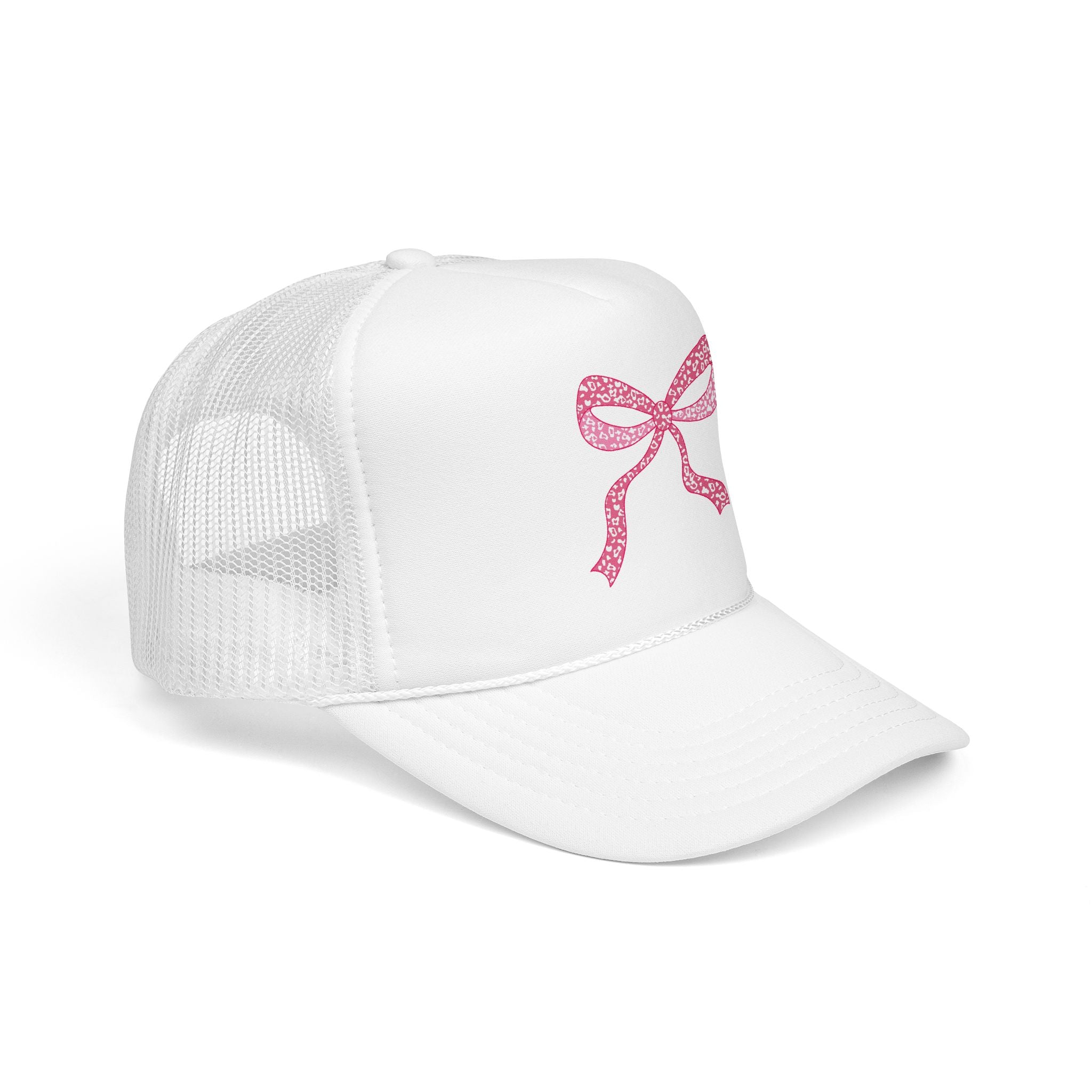 Pink Bow- Foam Trucker Hat