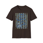 All Booked for Fall Vintage Striped Graphic Tee