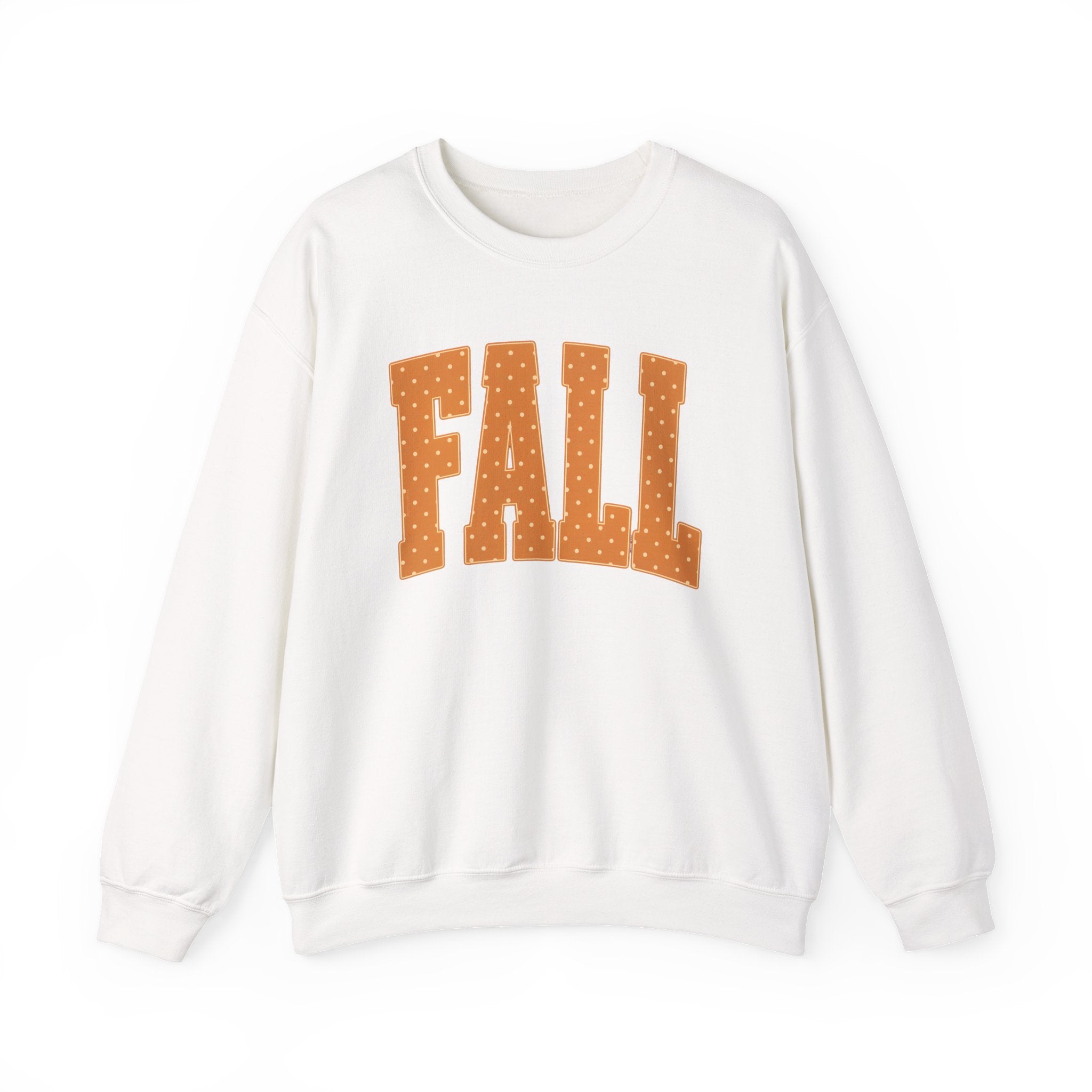 Fall Polka Dot Crewneck Sweatshirt