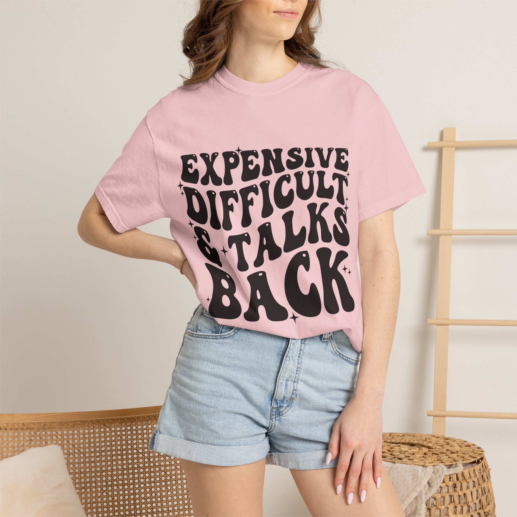 "Expensive, Difficult & Talks Back" Retro Tee
