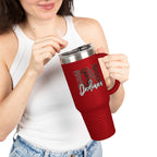 IN Leopard Print 40oz Insulated Travel Mug