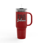 IN Leopard Print 40oz Insulated Travel Mug
