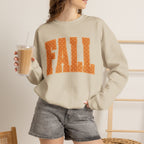 Fall Polka Dot Crewneck Sweatshirt