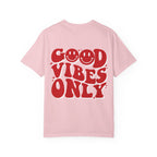 Good Vibes Only-Retro Smile Tee