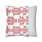 IU Chevron White Pillowcase