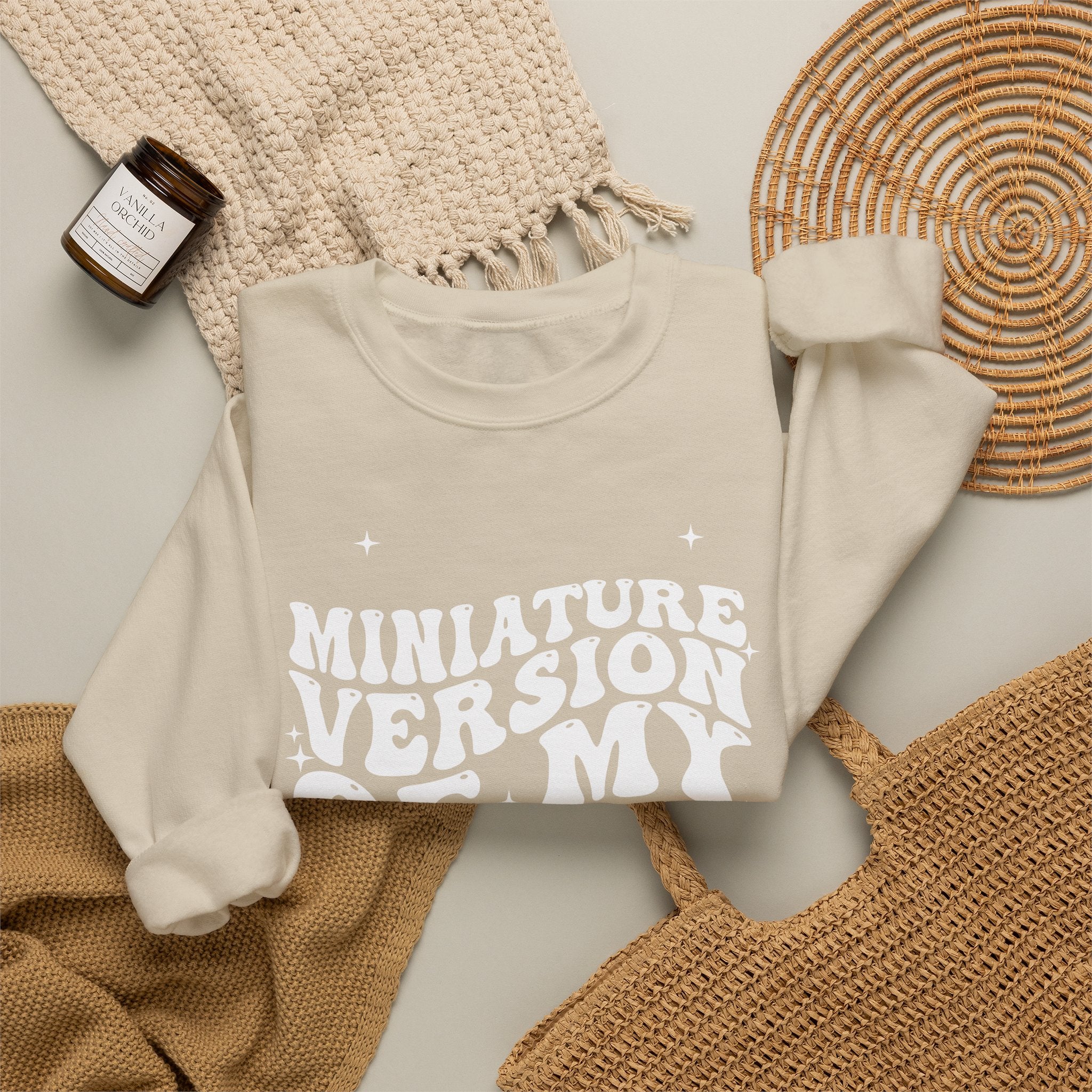 Miniature Version of My Mom- Unisex Crewneck