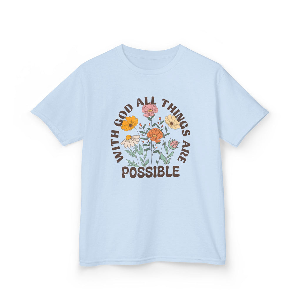 Kids “With God All Things Are Possible” Tee