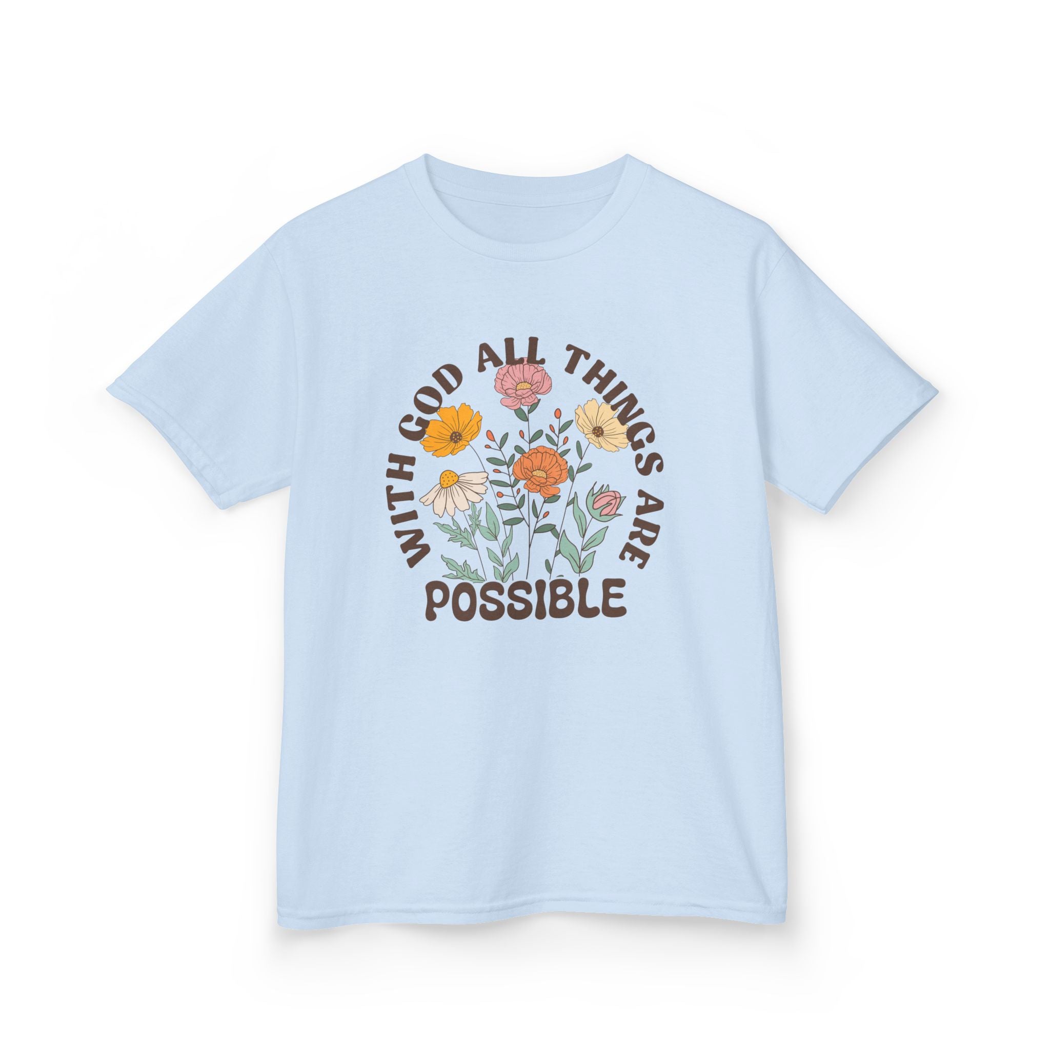 Kids “With God All Things Are Possible” Tee