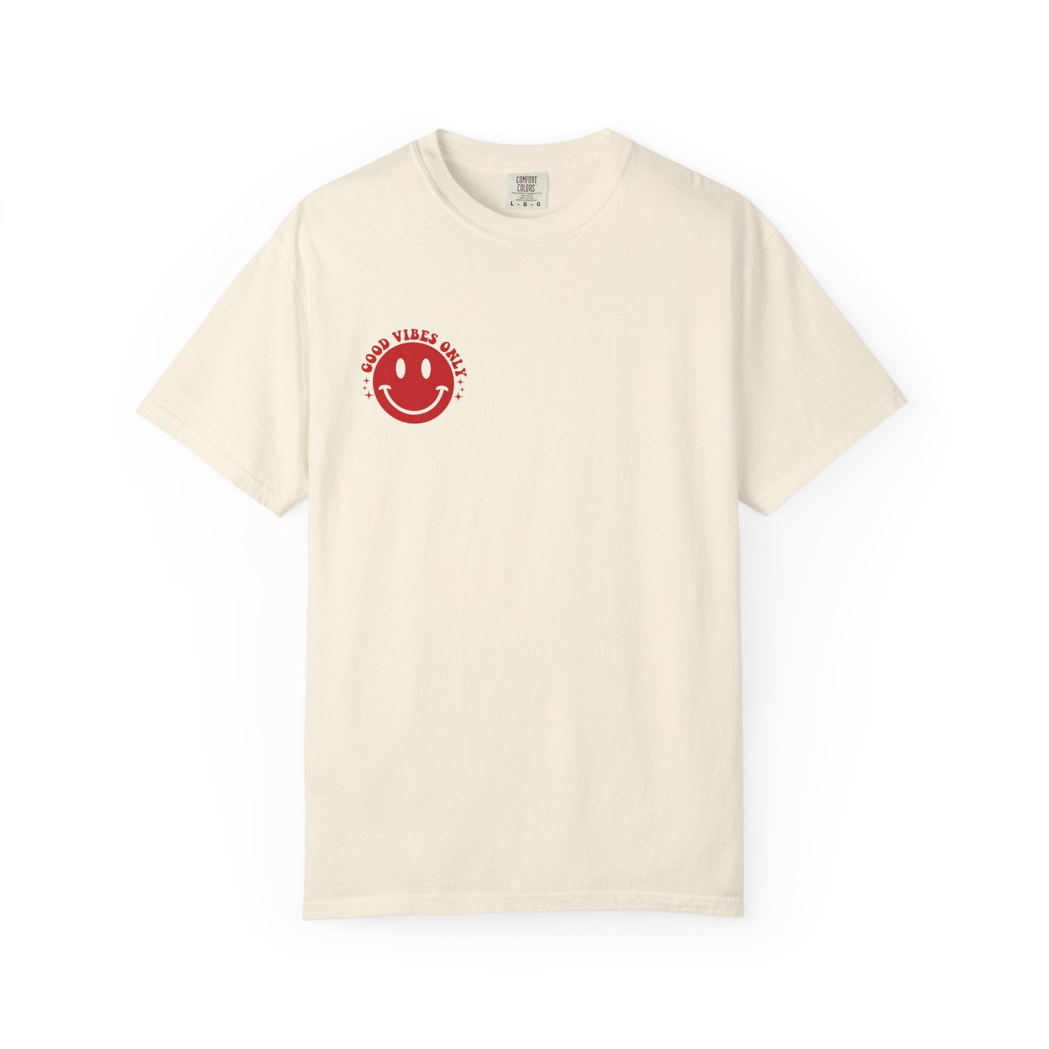 Good Vibes Only-Retro Smile Tee