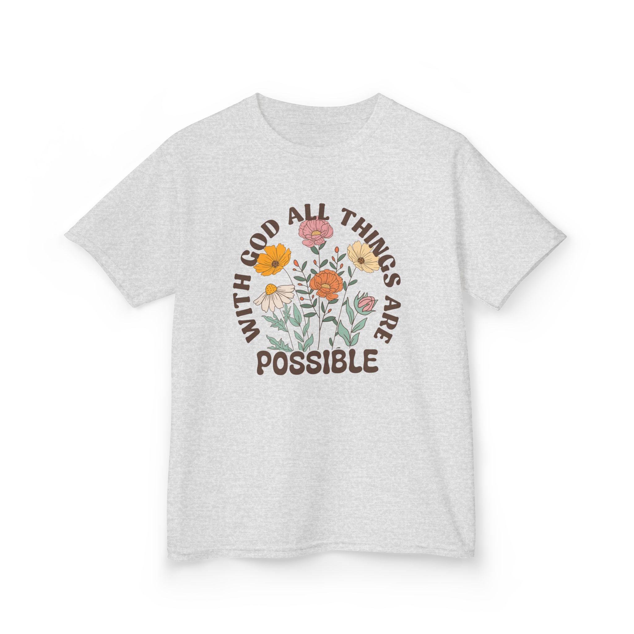 Kids “With God All Things Are Possible” Tee