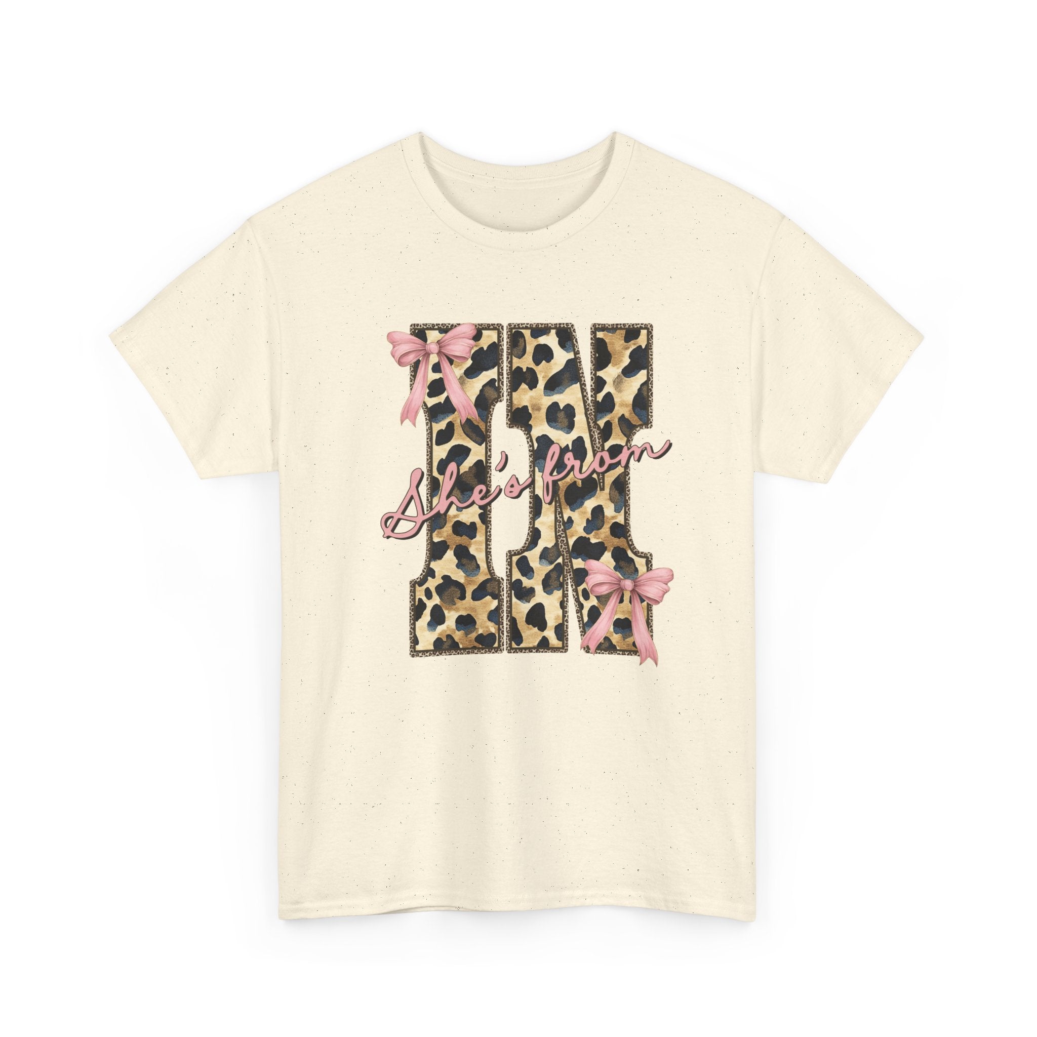 Leopard 'She's From' IN T-shirt