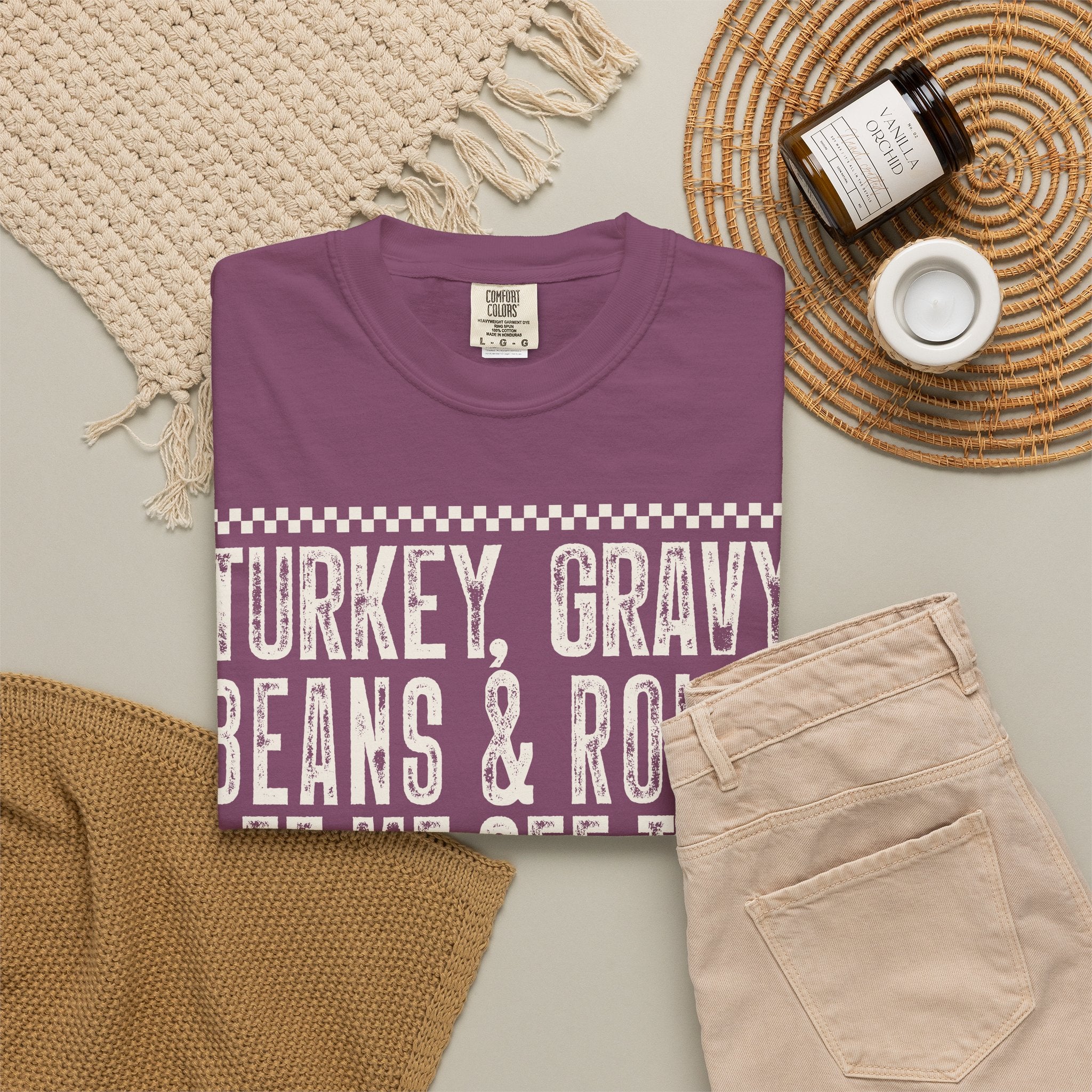 Thanksgiving Casserole Graphic T-Shirt