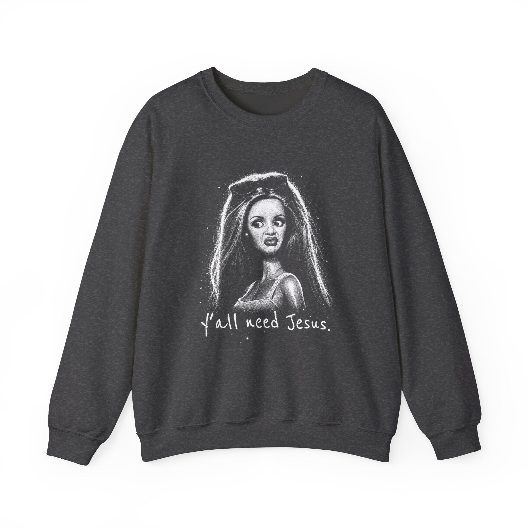 Y'all Need Jesus Crewneck Sweatshirt