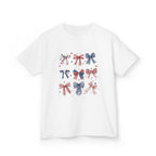 Kids Patriotic Bow Tee