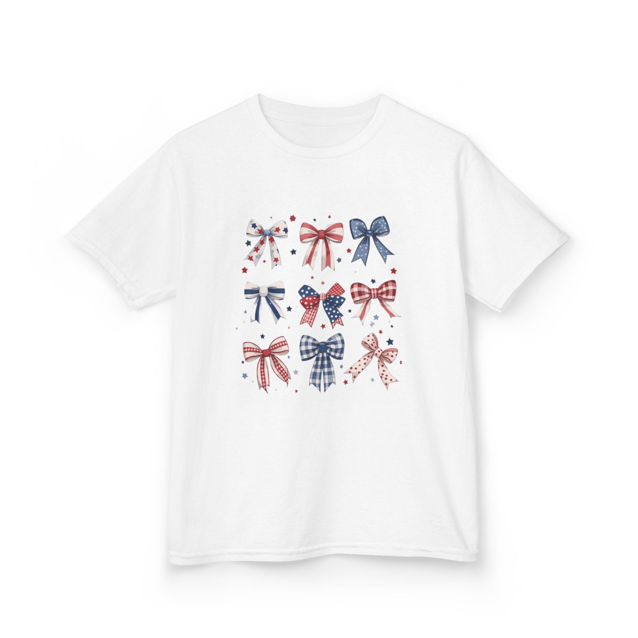 Kids Patriotic Bow Tee