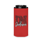 Indiana Leopard Print Double Sided Can Cooler