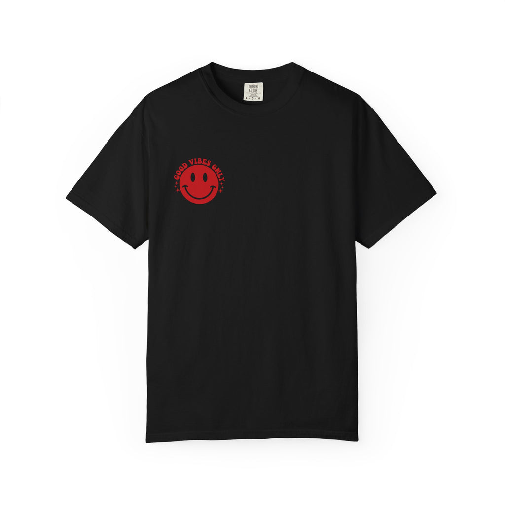 Good Vibes Only-Retro Smile Tee