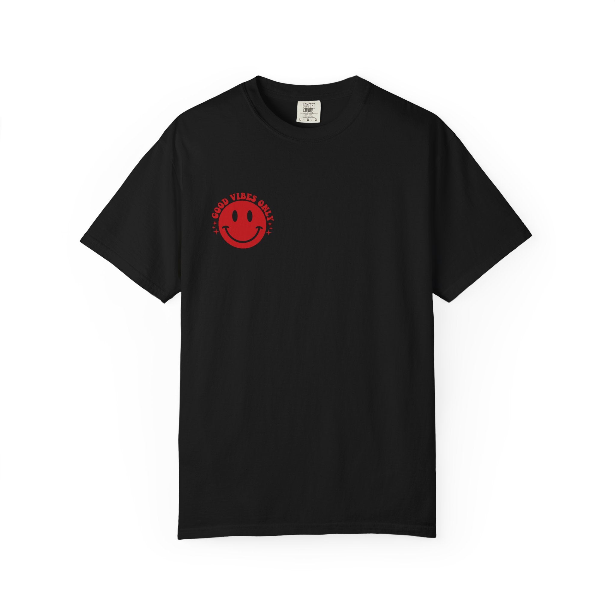Good Vibes Only-Retro Smile Tee