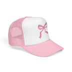 Pink Bow- Foam Trucker Hat