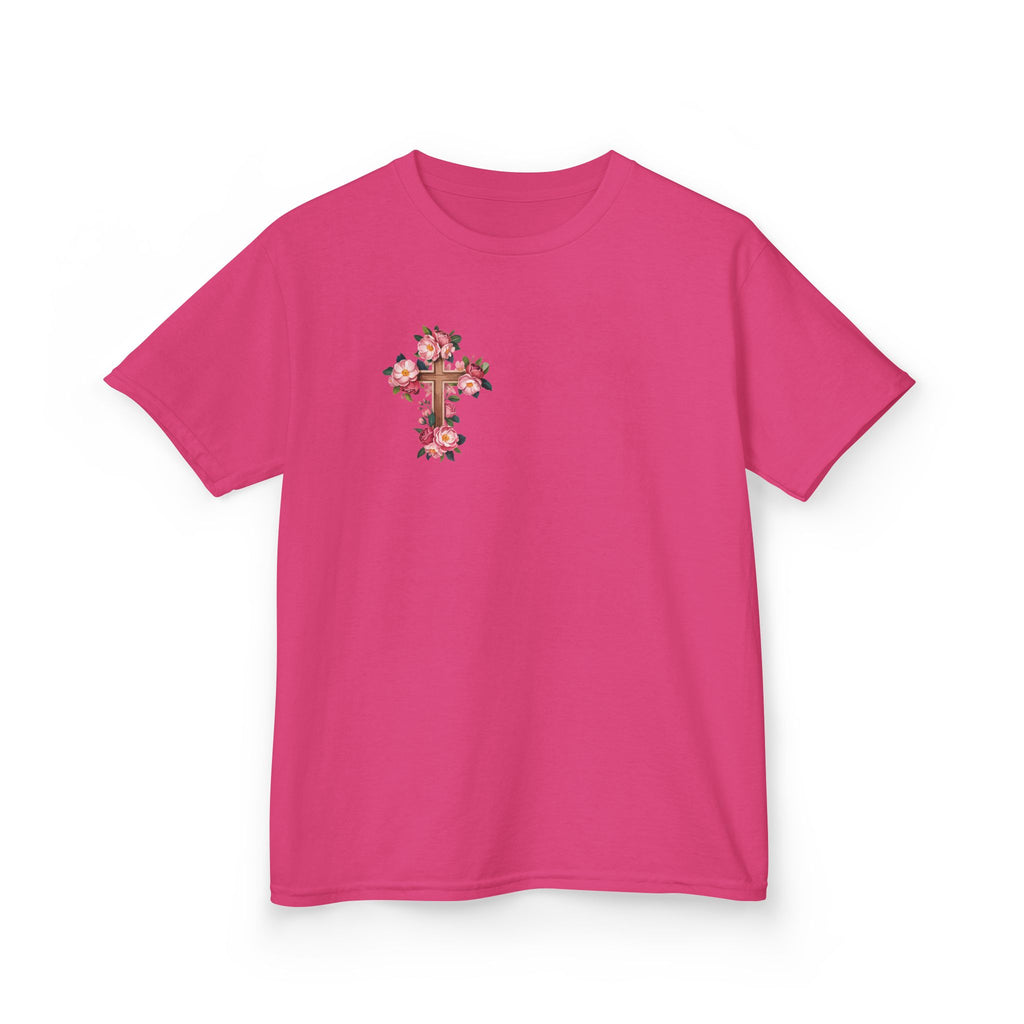 Kids Floral Cross Tee