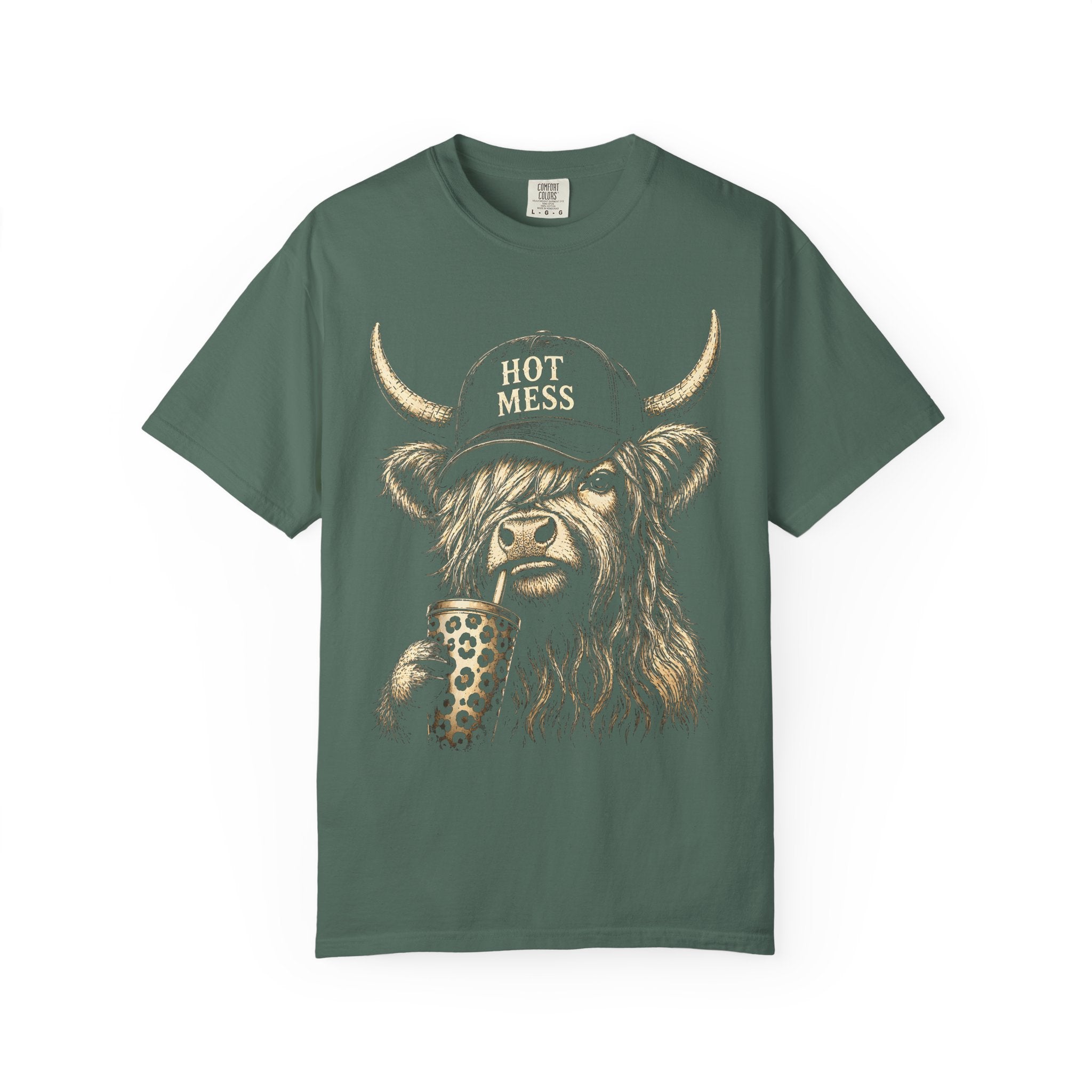 HOT MESS- Unisex Garment-Dyed T-shirt