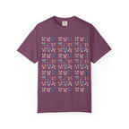 Red, White & Blue Ribbon Pattern T-shirt
