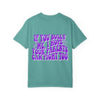 "If You Bully Me..." Drippy Smile Graphic Tee