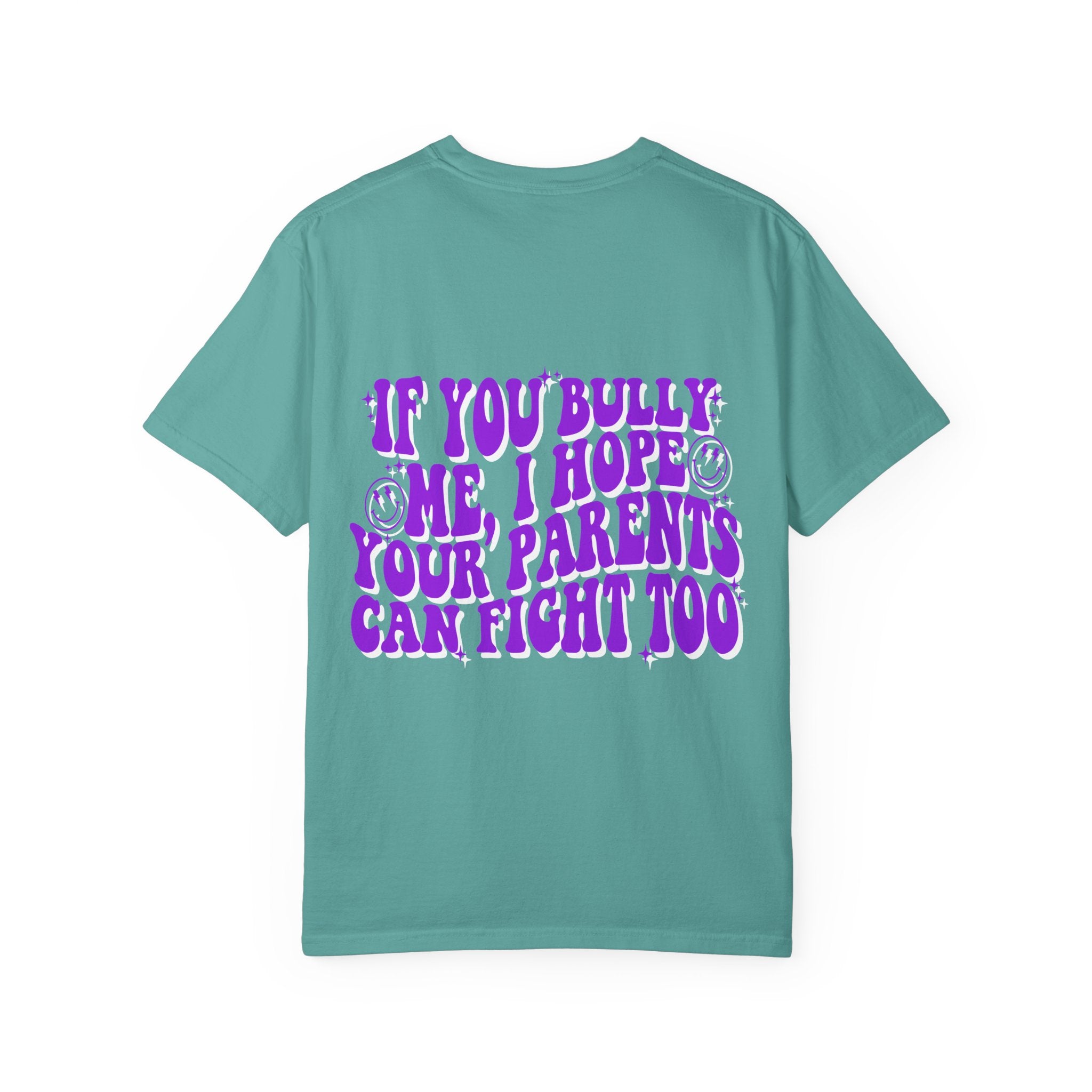 "If You Bully Me..." Drippy Smile Graphic Tee
