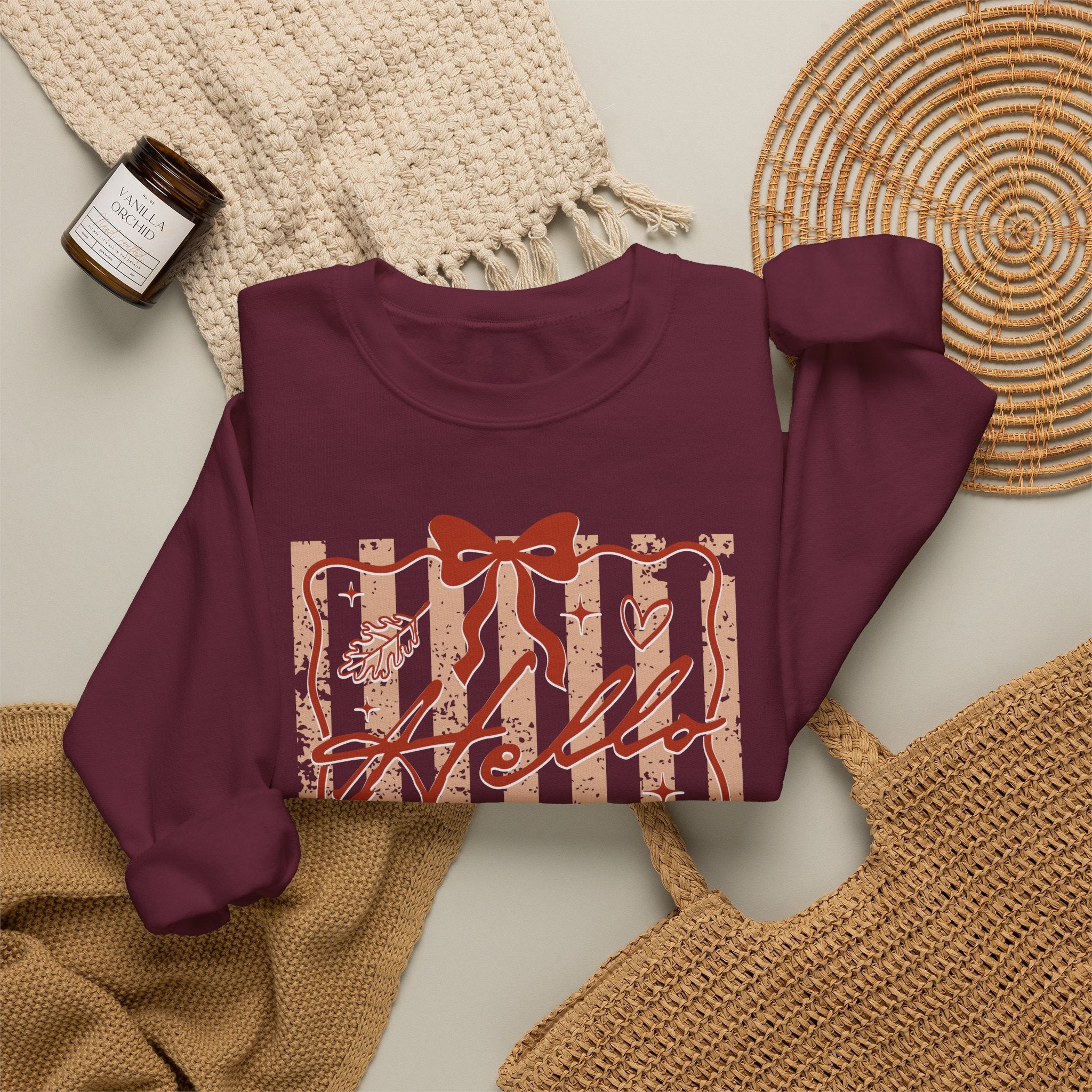 Hello Fall Crewneck Sweatshirt