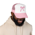Pink Bow- Foam Trucker Hat