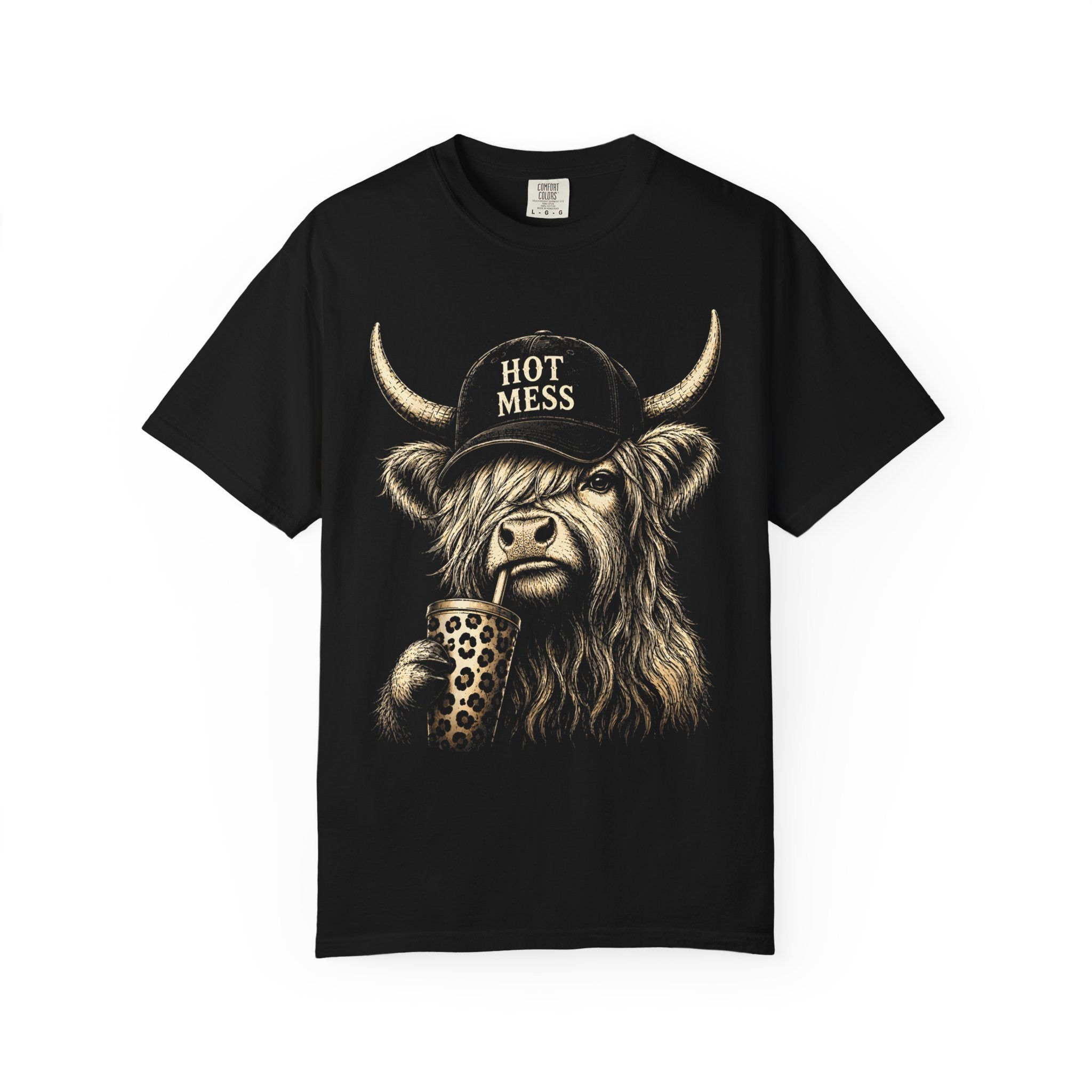 HOT MESS- Unisex Garment-Dyed T-shirt