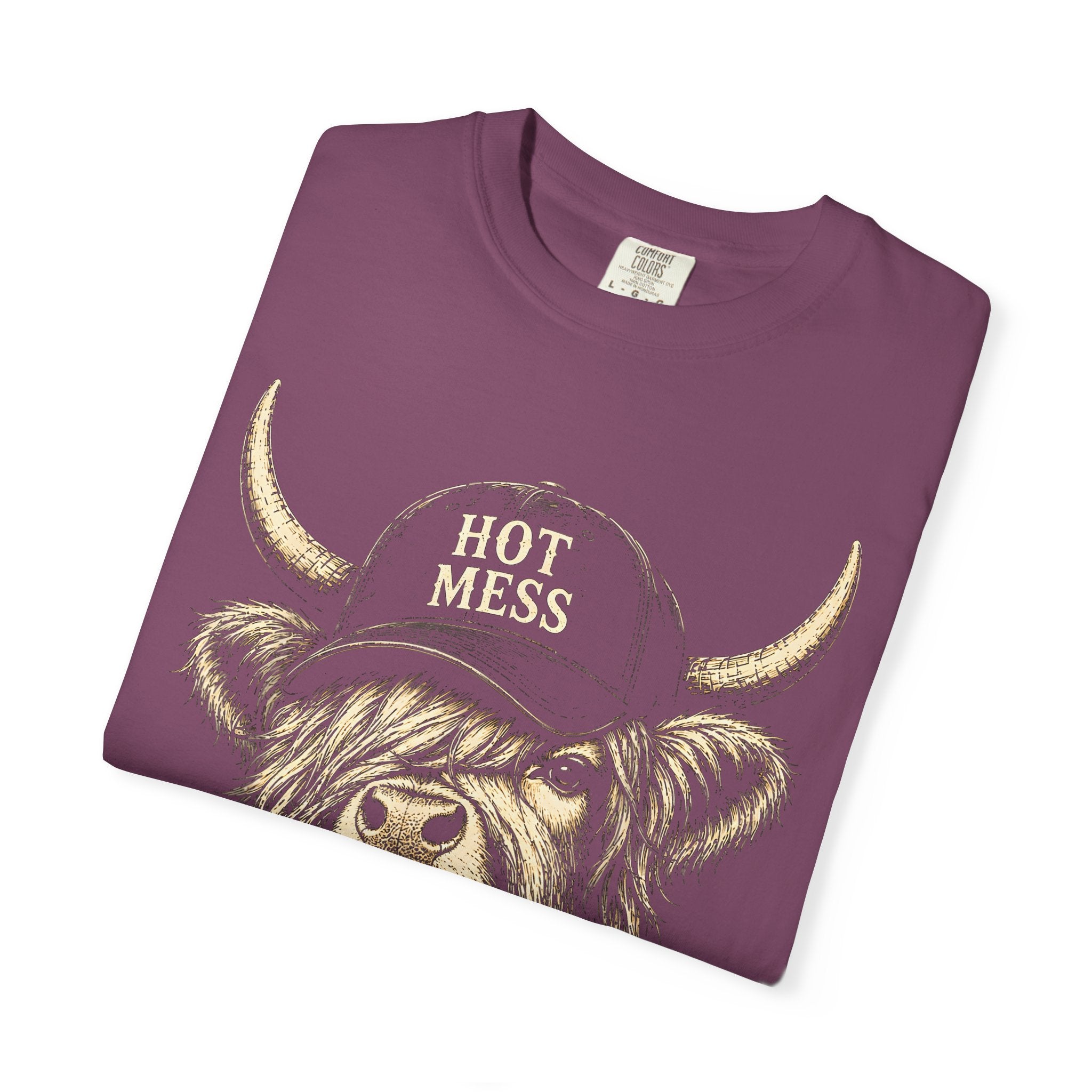 HOT MESS- Unisex Garment-Dyed T-shirt