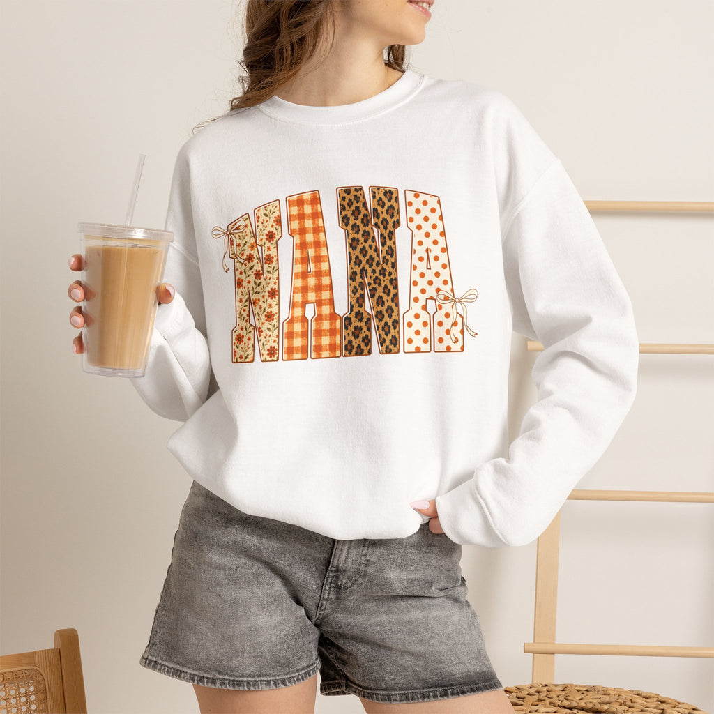 Nana Patchwork Crewneck Sweatshirt