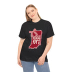 Indiana Hoosiers State with Bow Tee
