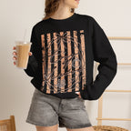 Cozy Season Striped Crewneck Sweatshirt