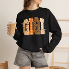 Gigi Patchwork Crewneck Sweatshirt